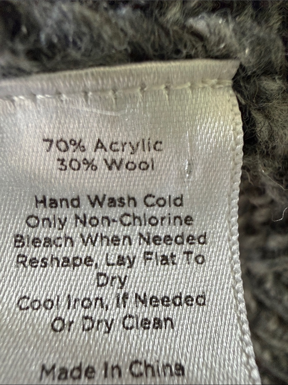 Talbots Gray Marled Button-Up Cardigan - Picture 3 of 5